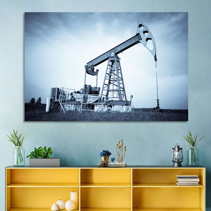 Oil Pump Jack 1211 Wall Art