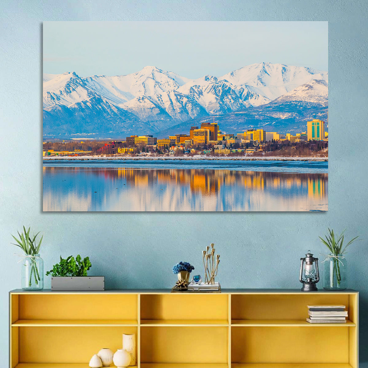 Anchorage Morning Skyline Wall Art