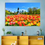 Boston Public Garden Tulips Wall Art