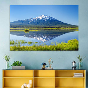 Mount Bachelor Lake Reflection Wall Art