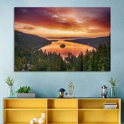 Emerald Bay Sunrise, Lake Tahoe Wall Art