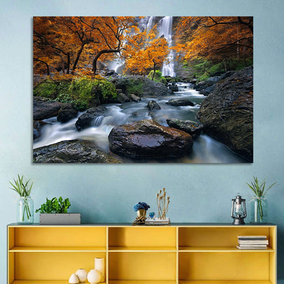 Konglan Autumn Waterfall Wall Art