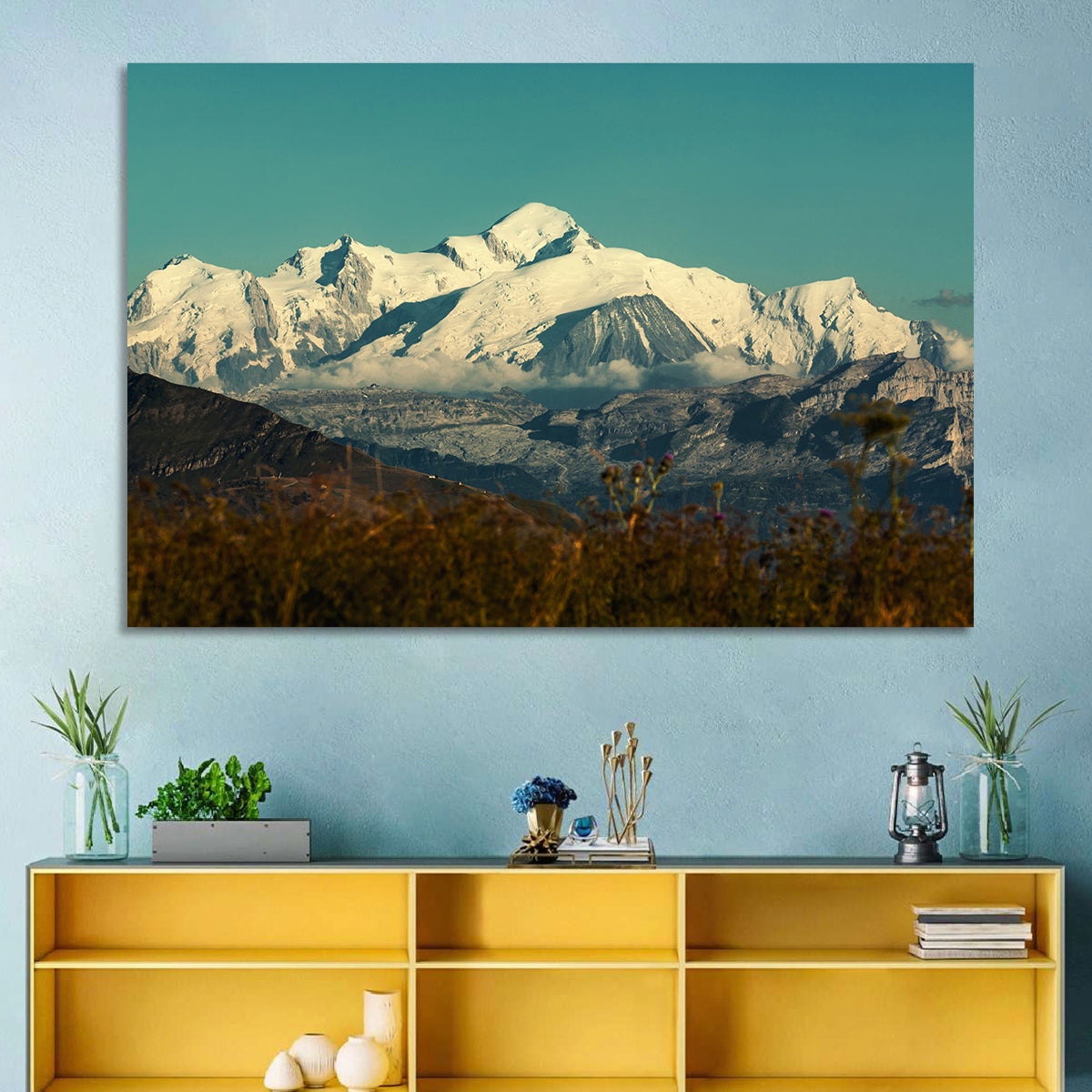 Snowy Mont Blanc Wall Art