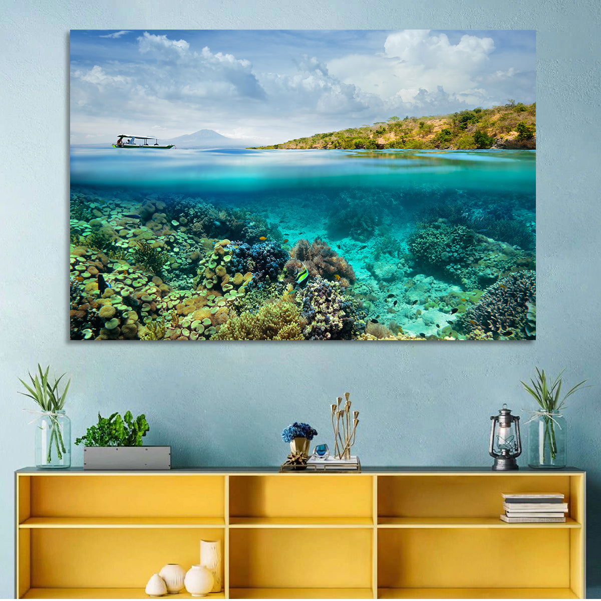 Menjangan Island Split View Wall Art