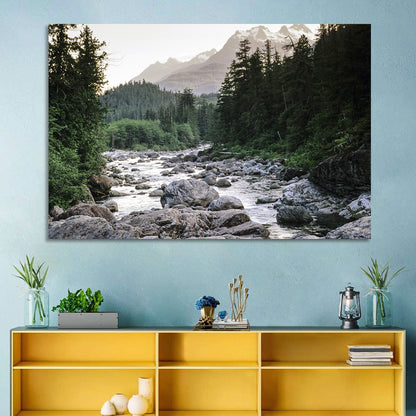 Snake River Mountain View Wall Art