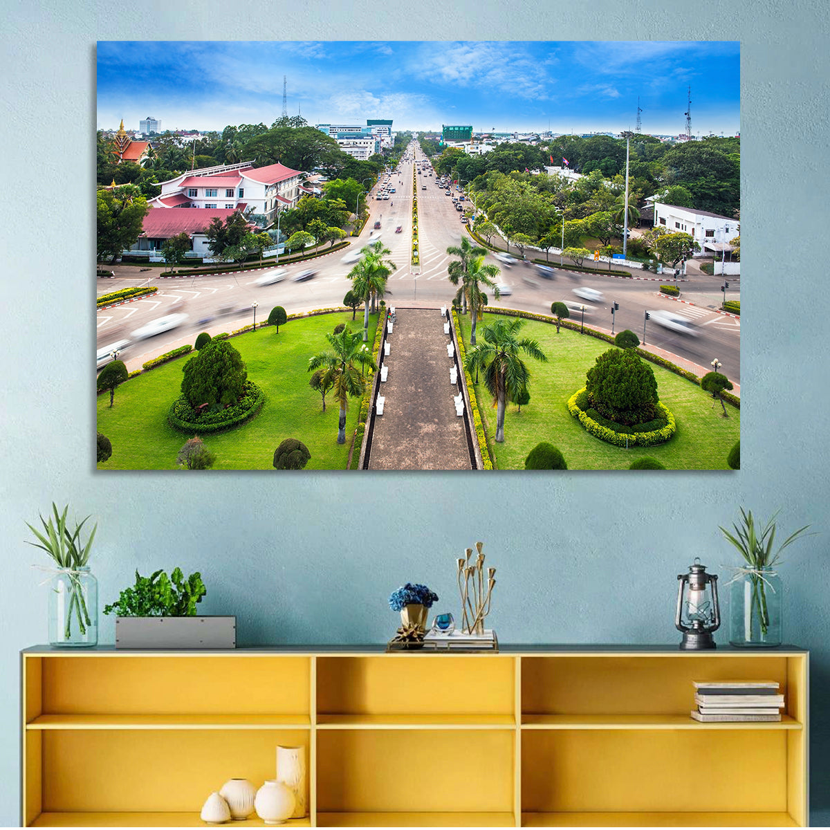 Phnom Penh Independence Monument Boulevard Wall Art