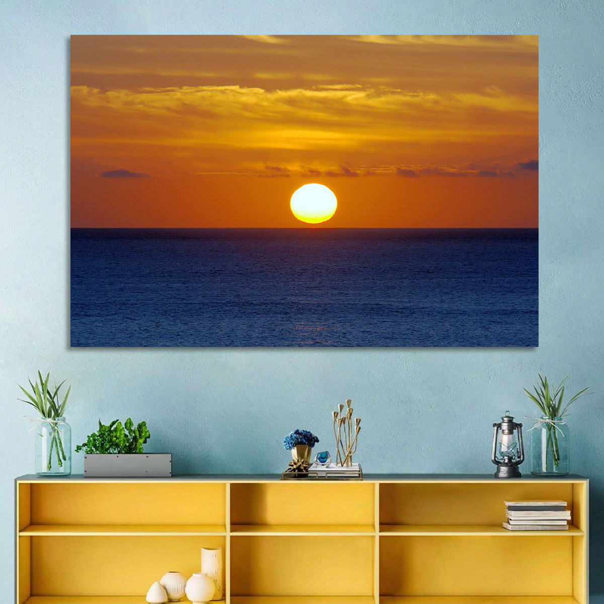 Golden Pacific Sunrise Wall Art