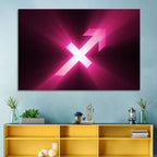 Cosmic Sagittarius Symbol Wall Art