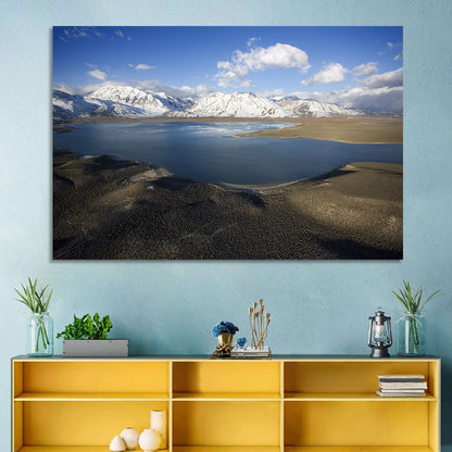 Lake Crowley Aerial View Wall Art