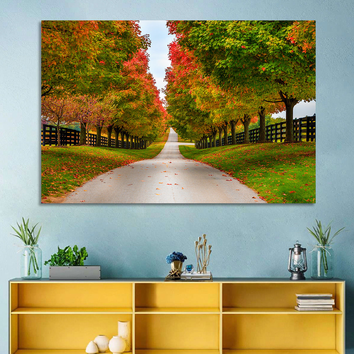 Tree-lined Farm Lane, Kentucky Wall Art