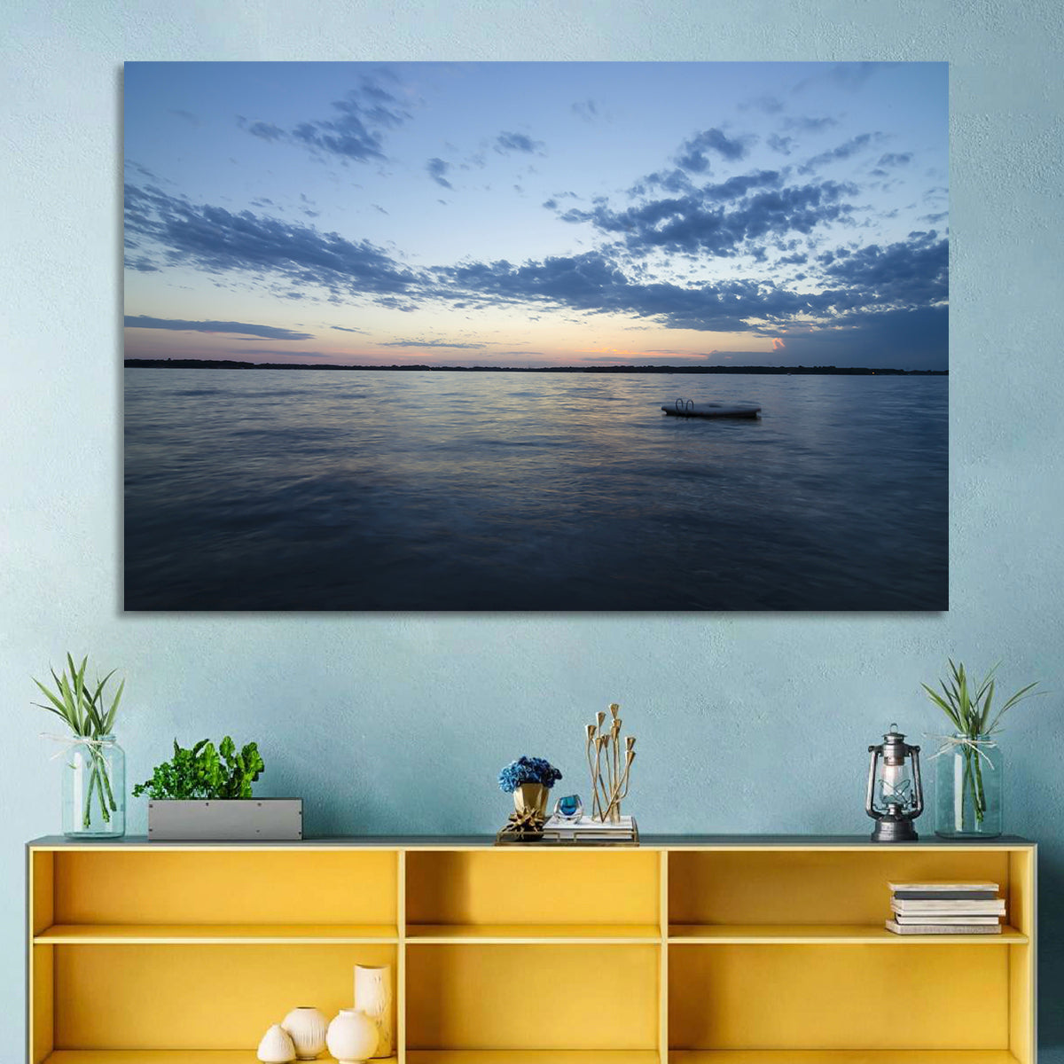 Lake Okoboji at Twilight Wall Art