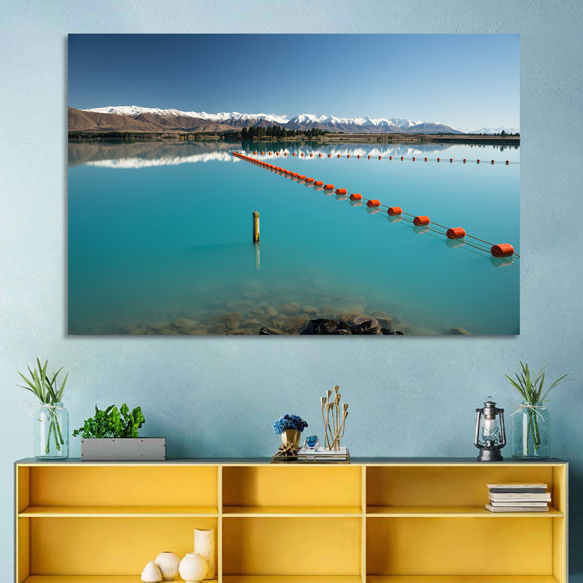 Lake Ruataniwha Reflection Wall Art