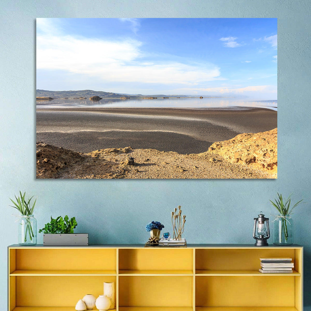 Lake Natron Flamingos Wall Art