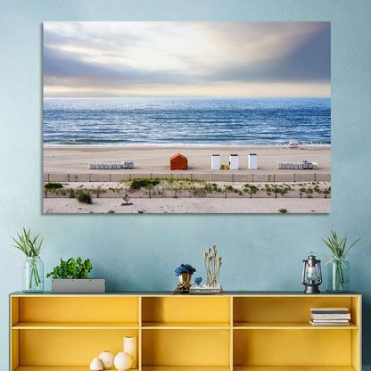 Cape May Beach Huts Wall Art