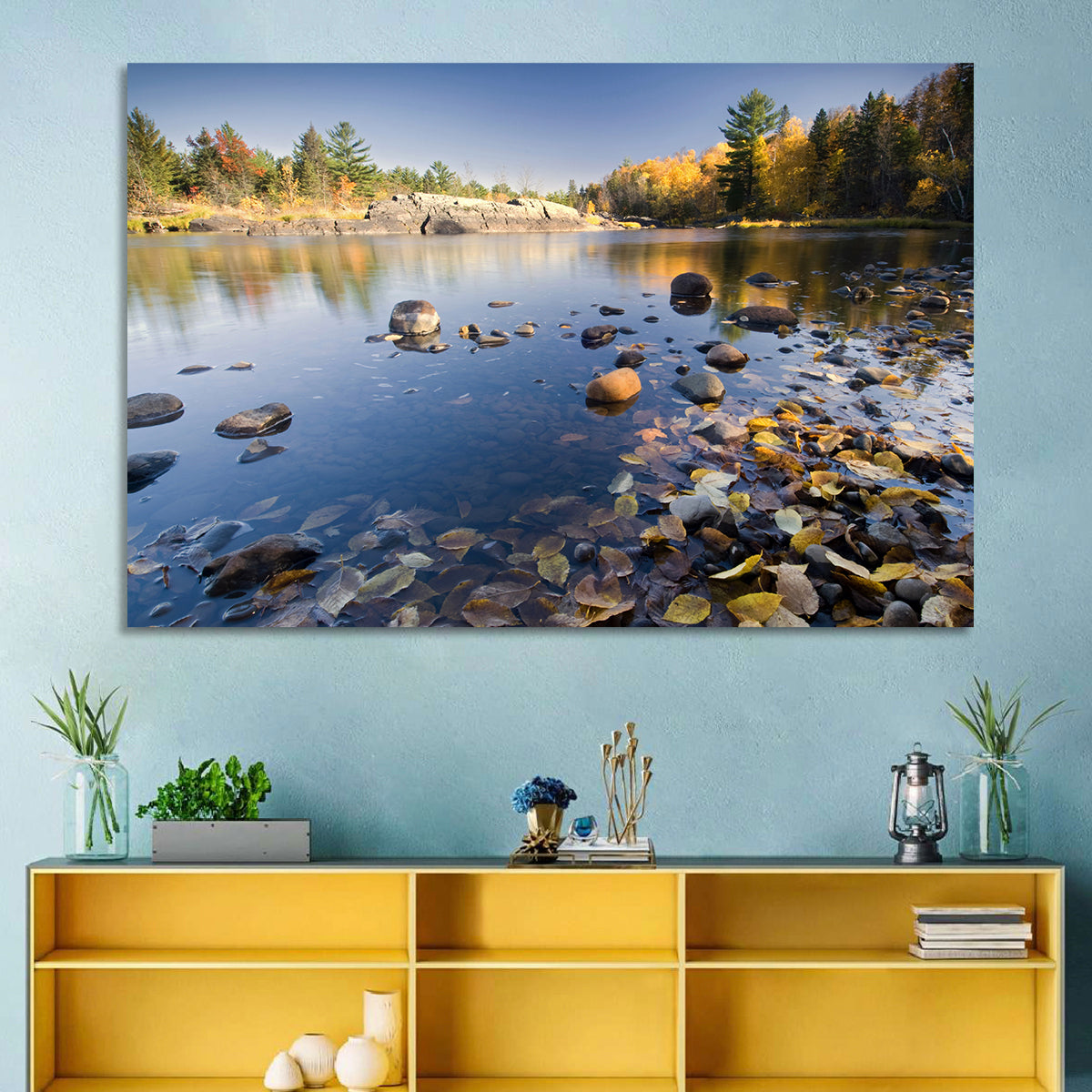 Minnesota Autumn Lakeshore Wall Art
