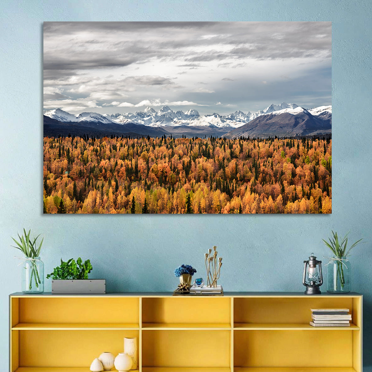 Talkeetna Autumn Landscape Wall Art