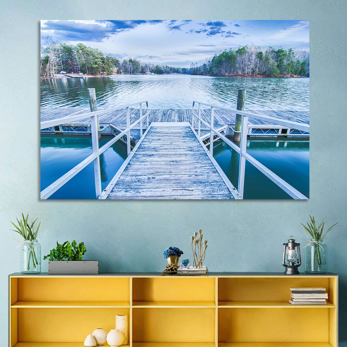 Morning at Lake Wylie Wall Art