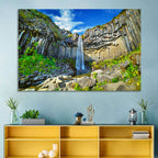 Svartifoss Basalt Falls Wall Art