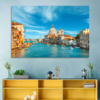 Venice Grand Canal and Santa Maria Della Salute Wall Art