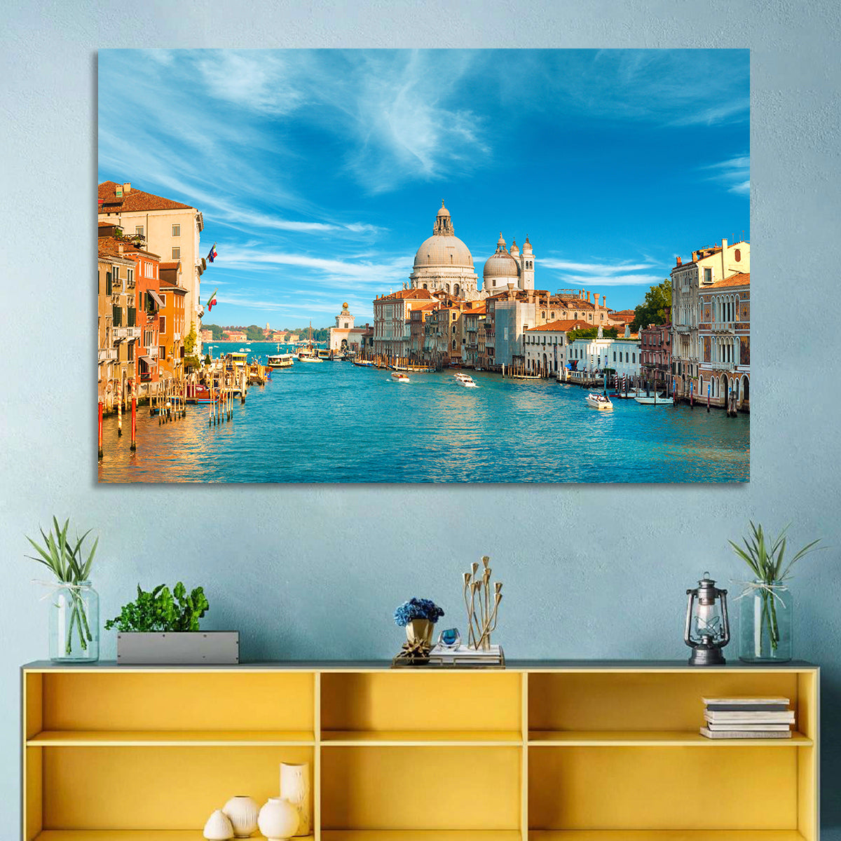 Venice Grand Canal and Santa Maria Della Salute Wall Art