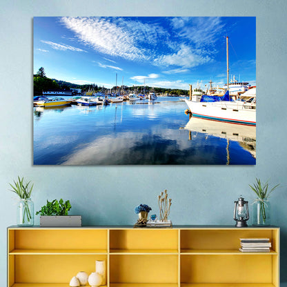Tacoma Marina Reflections Wall Art