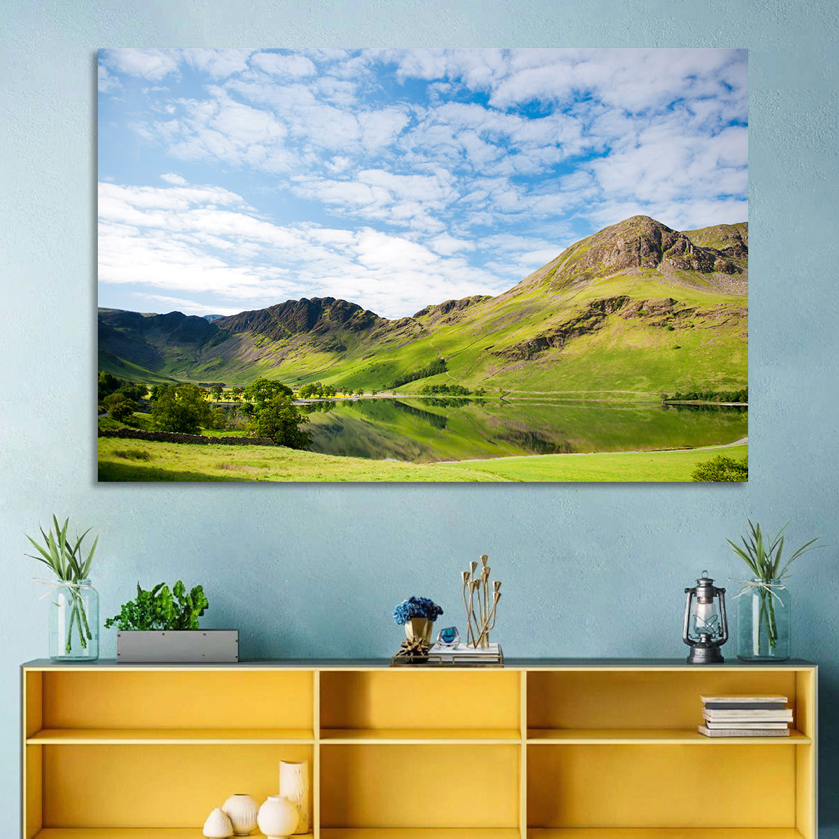 Haystacks Reflection at Buttermere Wall Art
