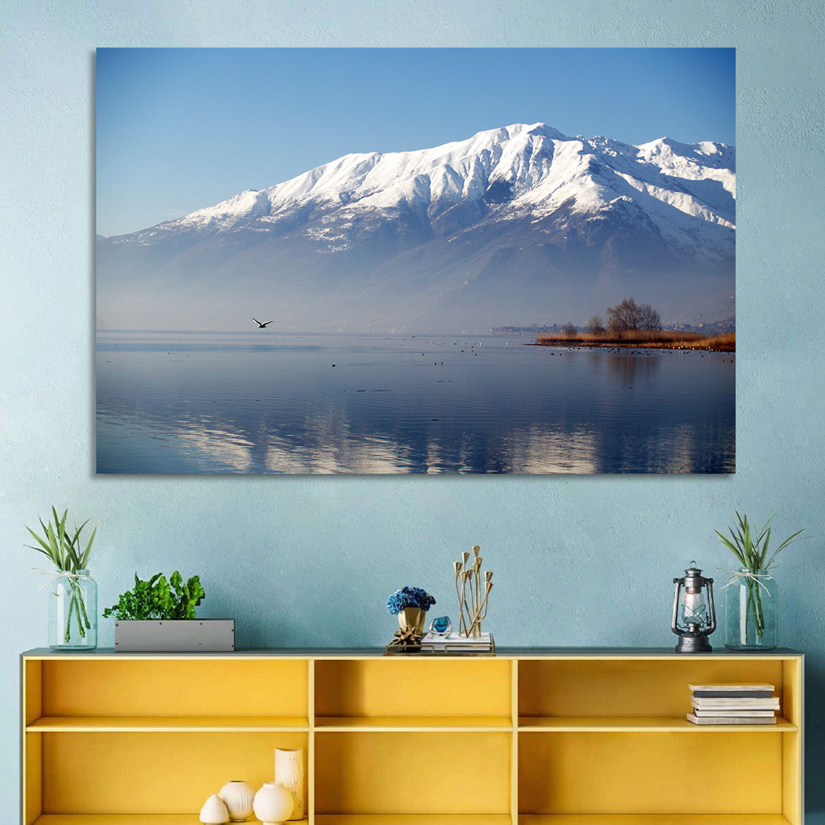 Lake Como Reflection Wall Art
