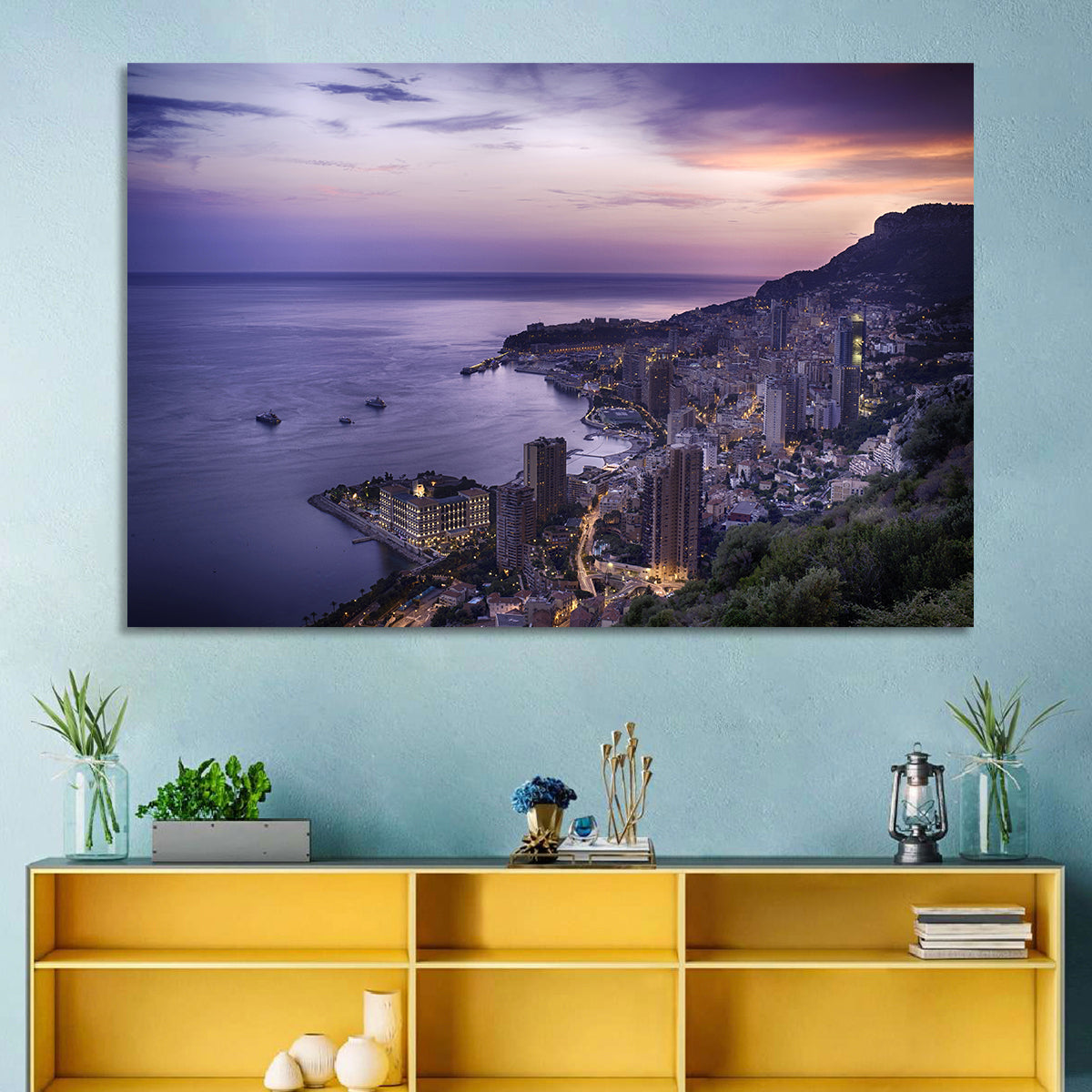 Monte Carlo at Dusk Wall Art