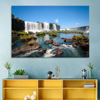 Iguazu River and Falls, Foz Do Iguaçu Wall Art
