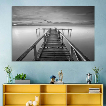 Teluk Tempoyak Jetty at Dusk Wall Art