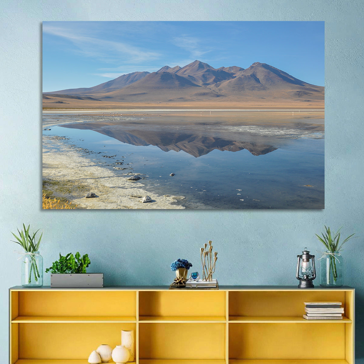 Sur Lipez Salt Lake Reflection Wall Art