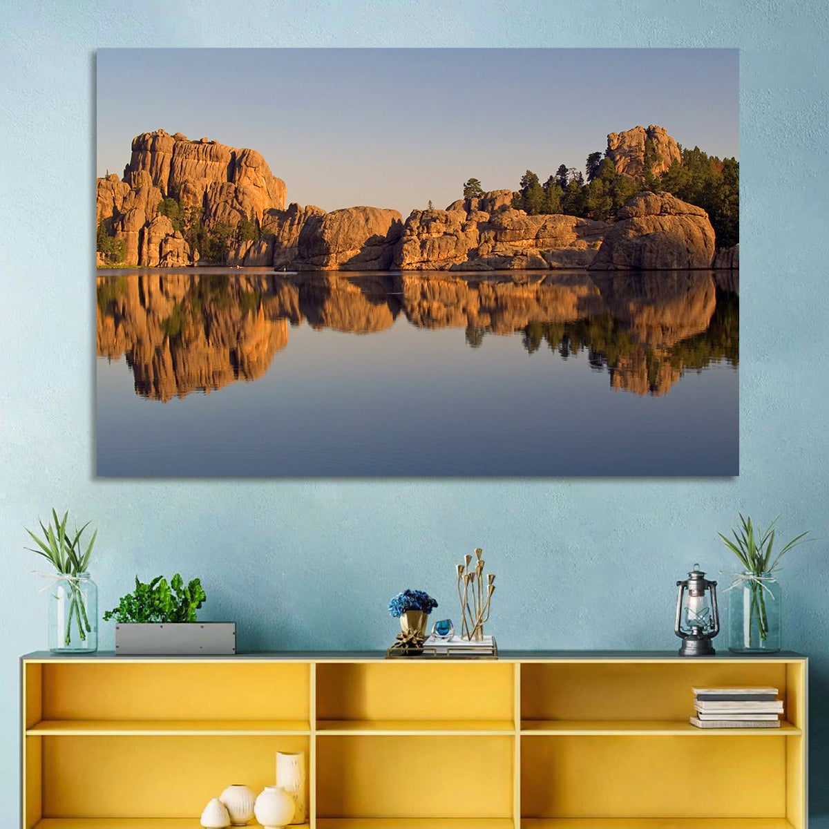 Sylvan Lake Reflection Wall Art