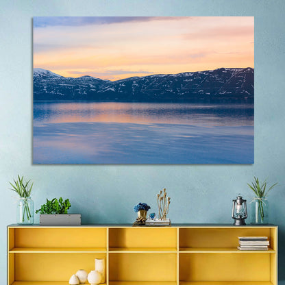Lake Sevan Evening Reflection Wall Art