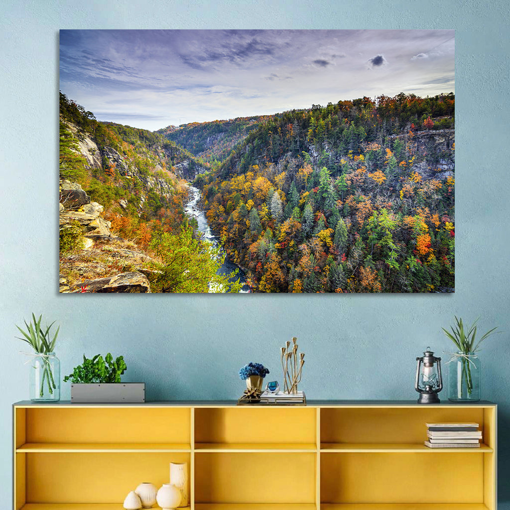 Tallulah Gorge Autumn Vista Wall Art