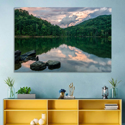 Martins Fork Lake Sunset Wall Art