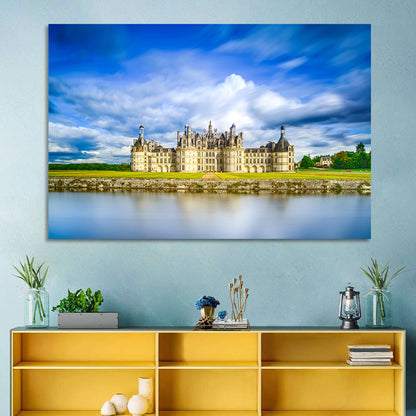 Château De Chambord Reflection Wall Art
