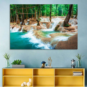 Kuang Si Waterfall Wall Art