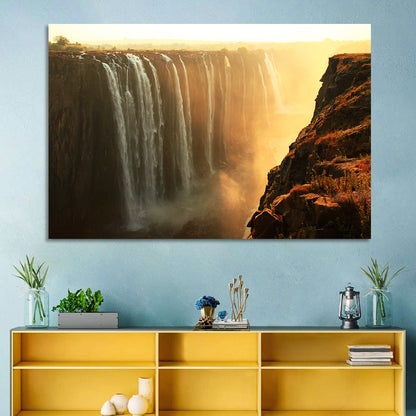 Victoria Falls Golden Hour Wall Art