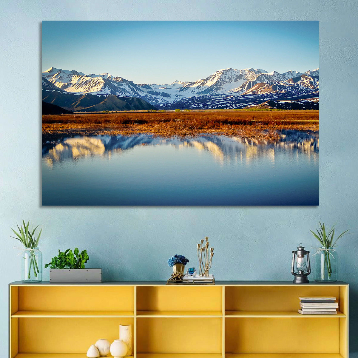 Summit Lake Reflection Wall Art