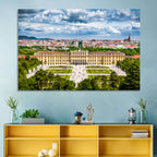 Schönbrunn Palace and Great Parterre Gardens Wall Art