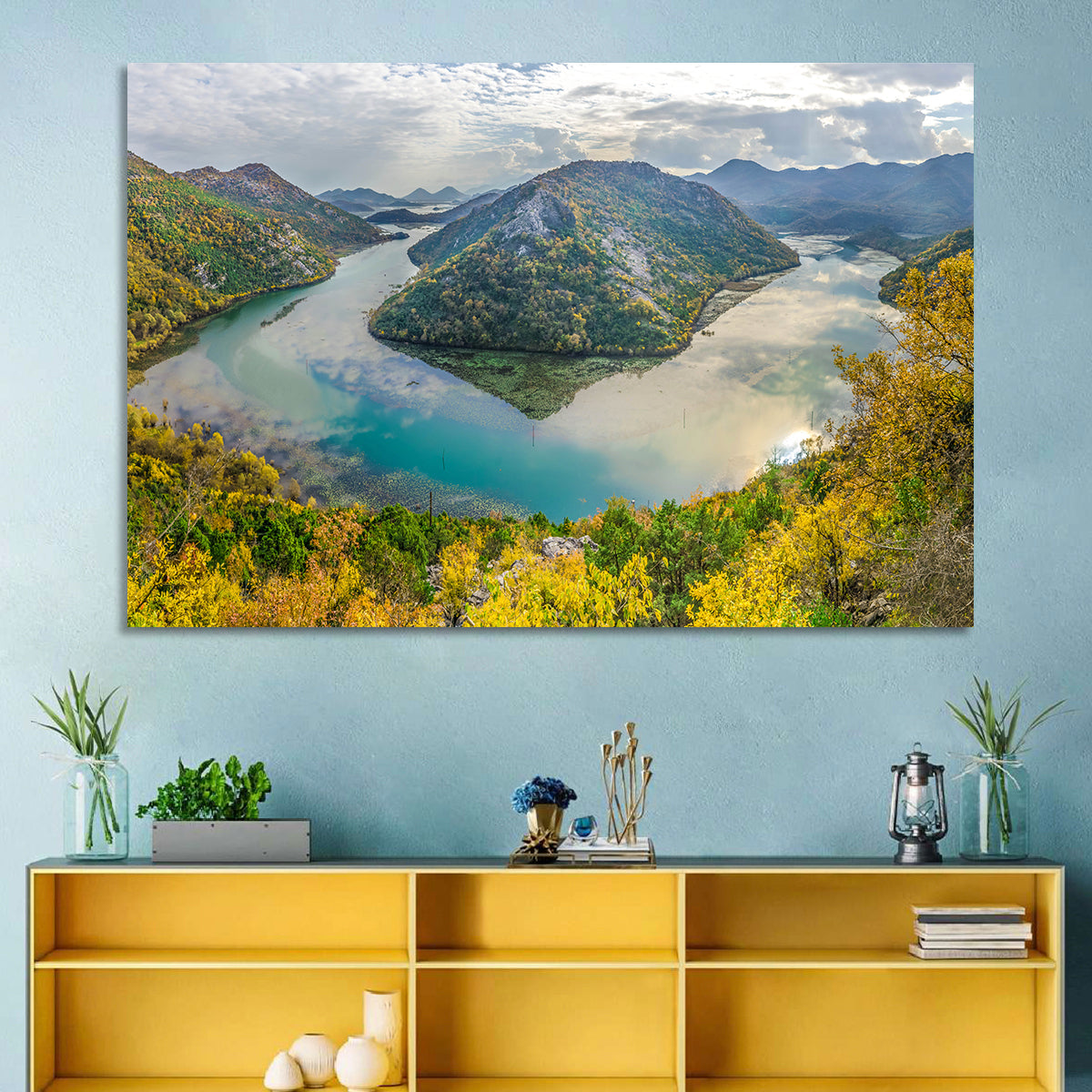 Rijeka Crnojevića Bend, Lake Skadar Wall Art