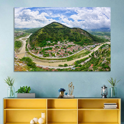 Berat Osum River View Wall Art