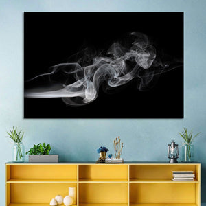 Dispersing Smoke Abstract Wall Art