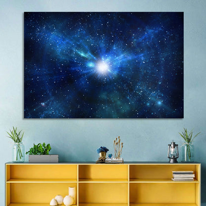 Lightspeed Galaxy Burst Wall Art