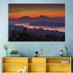 Luang Prabang Sunset Over Mekong Wall Art