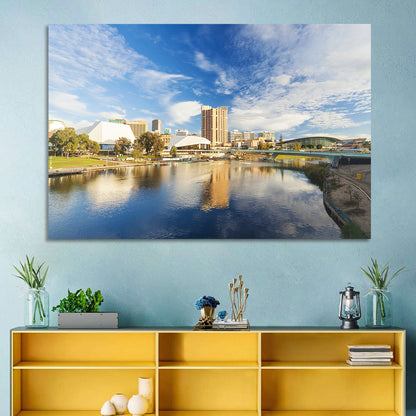 Adelaide River Torrens Skyline Wall Art