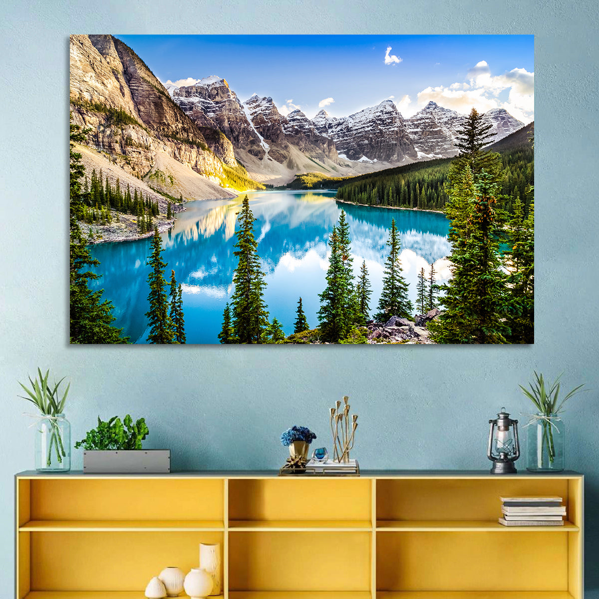 Moraine Lake Reflections Wall Art