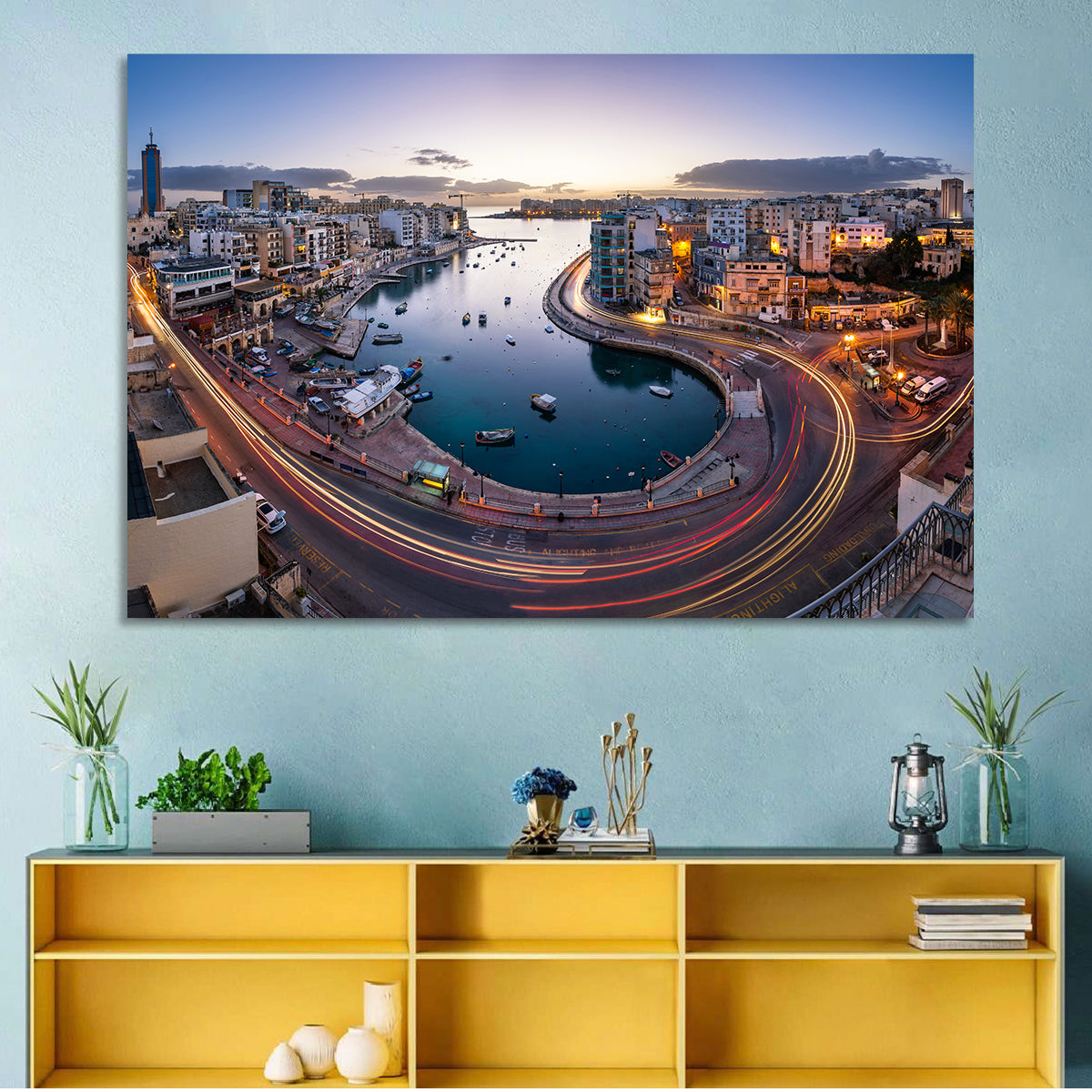 Spinola Bay Light Trails Wall Art