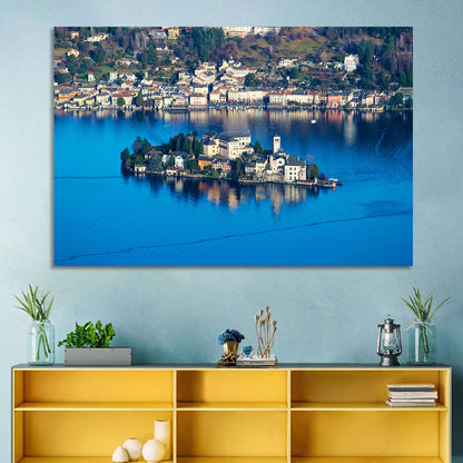 Lake Orta Island Wall Art