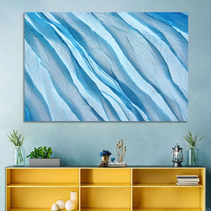 Diagonal Chiffon Layers Wall Art